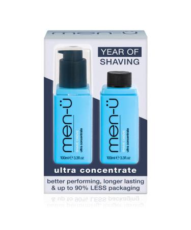 men- YEAR OF SHAVING! Shave Cream Refill kit mens shaving cream with Long Lasting/Ultra-Concentrate Formula with Tea Tree oil & Moisturisers shaving cream mens 100ml + Refill 2 Piece Set