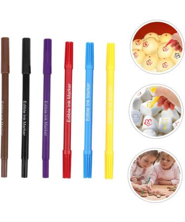 OKUMEYR 6pcs Decor Cake Boxes Biscuits Edible Pigment Pens Multi-use Edible Pens Food Pens Plastic - Buy Online on GoSupps.com