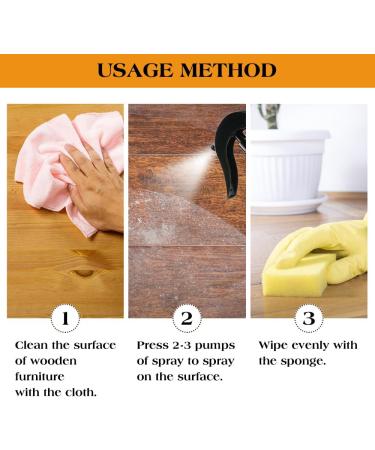 Natural Beeswax Spray Cleaner | Molecularized Furniture Wax for Cabinets & Floors - Buy Online on GoSupps.com