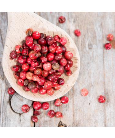 Pink Pepper Whole 250g - 100% Natural Vegan Pink Peppercorns - Additive-Free (Pack of 1) - Buy Online on GoSupps.com