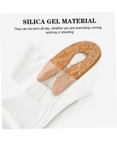 8 Pairs Reusable Transparent Silicone Heel Pads & Cushions for Men & Women | Comfortable Shoe Accessories for Heel Protection - Buy Online on GoSupps.com