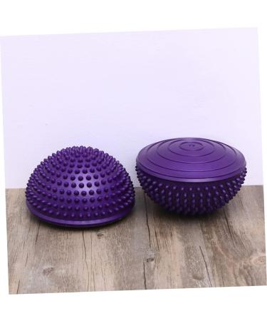 Goohochy Durian-Ball Office & Fitness Massage Device | Spiky Lacrosse & Foot Massage Balls | Arm & Leg Roller | Child-Friendly Violet PVC - 16x16x8cm - Buy Online on GoSupps.com