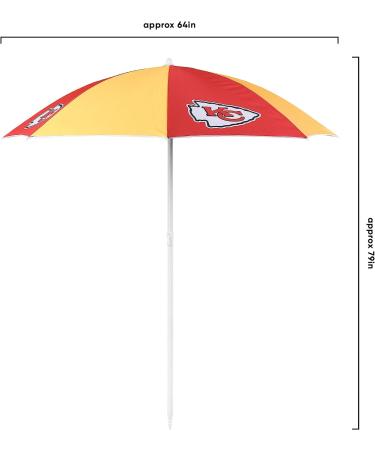 FOCO Kansas City Chiefs NFL Beach Umbrella - Buy Online on GoSupps.com
