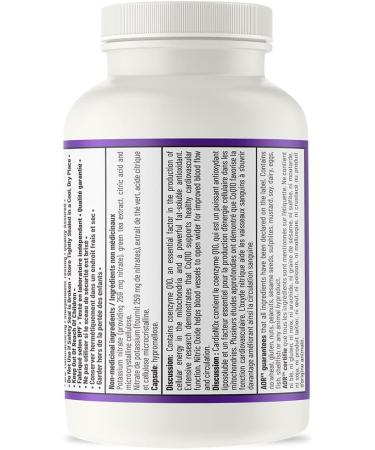 AOR - CardioNOx 30 Capsules - Coenzyme Q10 100mg - Ubiquinone CoQ10 100mg Capsules - Cardio Heart Health Nitric Oxide Flow Blood Pressure Support Energy Support Healthy Aging - Cardiovascular Supplement - Buy Online on GoSupps.com
