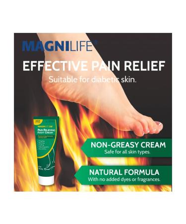 MagniLife DB Pain Relieving Foot Cream - Calming Relief for Burning, Tingling, Shooting & Stabbing Foot Pain - 4oz - Buy Online on GoSupps.com
