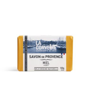 La Corvette Honey Soap - 100g - Natural French Soap for Nourishing Skincare | International Shipping Available - Buy Online on GoSupps.com