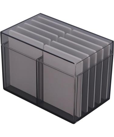 10 Layers Acrylic Eyelash Storage Box | Magnetic Bottom Extension Grafting Tool & False Eyelashes Pallet Holder | Water Resistant Tea Transparent - Buy Online on GoSupps.com