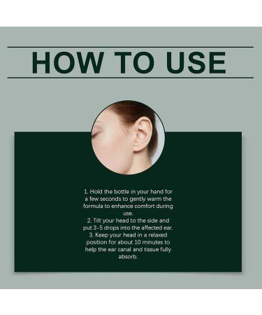 Ear drops for ears 30 ml fast absorbing liquid support supplement for men after swimming outdoor activities sleeping after showering and traveling - Buy Online on GoSupps.com