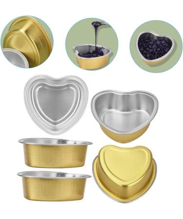 Minkissy 5-Piece Wax Melting Bowl Set - Chocolate Warmer & Candle Container - Perfect for Crafts & DIY - 8.8x8.3cm - Buy Online on GoSupps.com