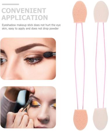 Mikinona 1 Set Eye Shadow Brush Sponge Tip Applicator Double-ended Eyedhadow Brush Makeup Sponge Non Latex - Buy Online on GoSupps.com