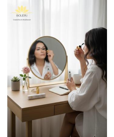 BOLERU Lash & Brow Serum 10 ml Strengthen Nourish Shine Growth Veganistisch Cruelty Free Fast Absorbing Rich in Omega 9 - Buy Online on GoSupps.com