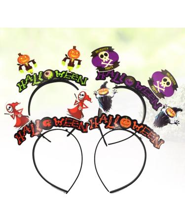 ABOOFAN 12 pcs Halloween Headband Set | Happy Halloween Hair Accessories | Pumpkin Headbands for Cosplay - Buy Online on GoSupps.com