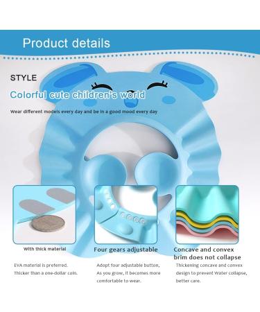 Adjustable Waterproof Baby Shower Cap 3PCS Set for Kids - Shampoo Shield for Toddler Bath Time - Buy Online on GoSupps.com