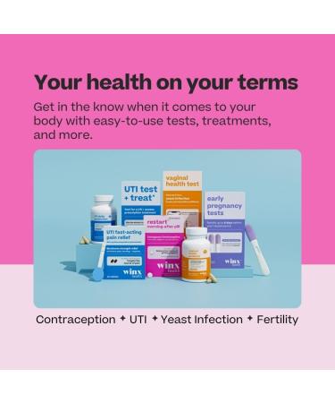 Winx Health pH Test Kit for Women - Monitor Intimate Health & Balance Acidity - 2 Pack BV Test Strips - Buy Online on GoSupps.com