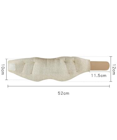 Adjustable Neck Support Brace for Pain Relief - Soft Sponge Ergonomic Cervical Collar for Men, Women, Elderly - Breathable & High Elastic - Light Brown - Buy Online on GoSupps.com