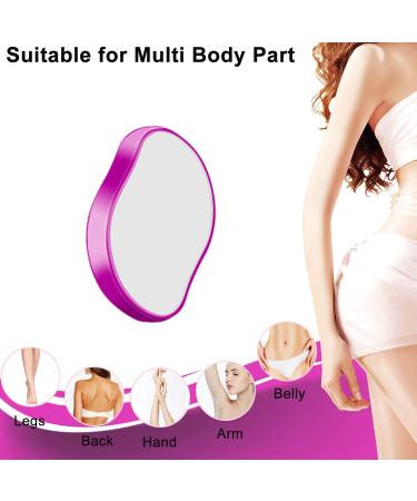 Crystal Hair Eraser - Painless Magic Hair Remover for Women and Men | Exfoliation Tool for Arms, Legs, Back - Buy Online on GoSupps.com