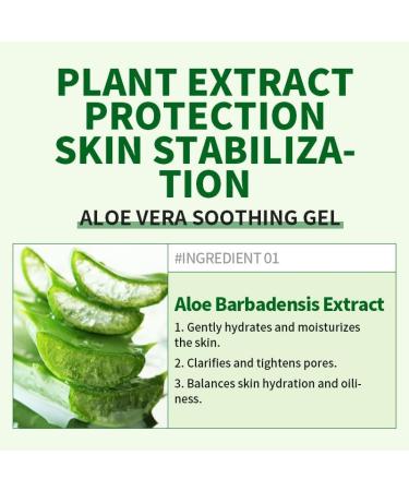 Aloe Vera Gel For Face Aloe Vera Soothing Gel With Arbutin Betaine Aloevera Gel For Skin Care Damaged Skin Sunburn - Buy Online on GoSupps.com