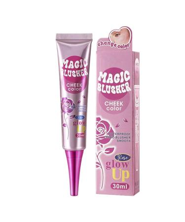 Color Changing Liquid Blush for Cheeks | 30ml Buildable Formula with Smooth Blending Application Natural Long Lasting Cosmetics Easy Layering Makeup Gift