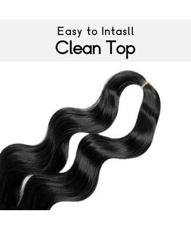 Niseyo Body Wave Braiding Hair 24 Inch Pre-Feathered Ocean Deep Twist Synthetic Hair 9 Bundles (Pack of 3) - Jet Black - Buy Online on GoSupps.com