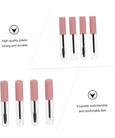 POPETPOP 4pcs Eyeliner Stick Pet Clear Lip Gloss Mascara Shadow Tip Liner Bottle Tubes Lined Eyelash 1 ml (Pack of 1) Pink - Buy Online on GoSupps.com