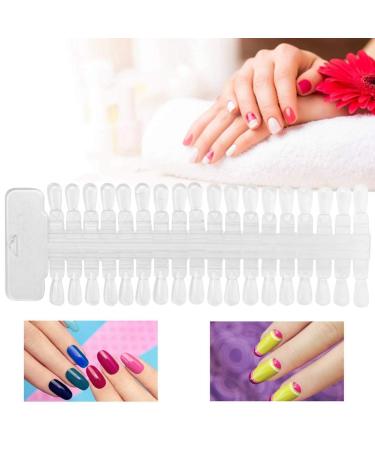Nail Color Display Cards - 36 Professional Nail Tips Display Tool for Nail Art - Transparent - Nail Art Equipment - Buy Online on GoSupps.com