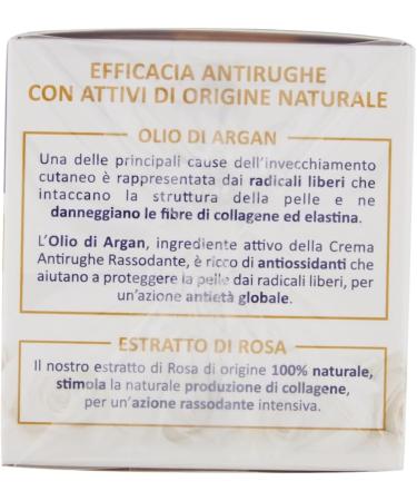 Acqua alle tose Rose Water AntiWrinkle Face Cream with Argan Oil and Rose Extract antirimpel gezichtscr me met arganolie en rozenextract 50 ml + Italiaanse Gourmet Pulp 400 g - Buy Online on GoSupps.com