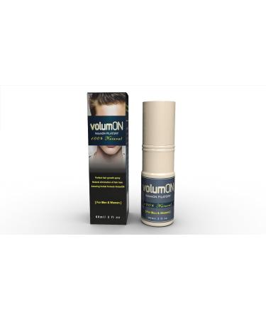 VolumON for Men & Women Extra Strength Hair Regrowth Solution Spray 100% Natural Herbal Formula- Promotes Hair Growth- 1 2 3 4 5 or 6 Months Supply (1 Month Supply 60ml) - Buy Online on GoSupps.com