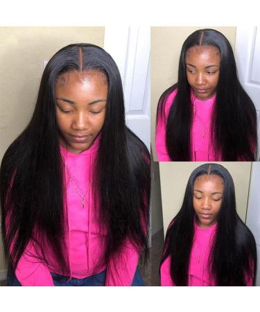 24 Brazilian Human Hair Lace Front Wig - 180% Density - Natural Color - T Part Style - Buy Online on GoSupps.com