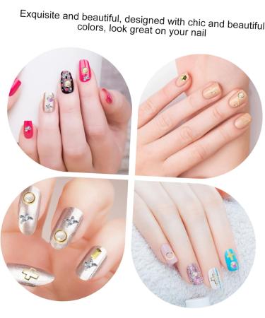 FRCOLOR 54 Boxes Nail Art Accessories Nail Art Studio Nail Art Accessories Manicure Accessories Nail Art Charms Sticker Nail Decoration Dingding Zinc Alloy White - Buy Online on GoSupps.com