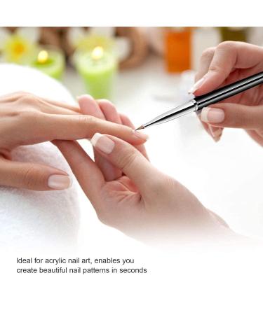 15-Piece Nail Art Set | UV Gel Acrylic Brushes & Dotting Tools for DIY Nail Designs - Buy Online on GoSupps.com