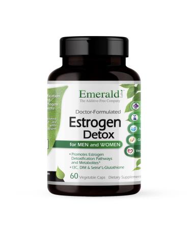 Emerald Labs Estrogen Detox - Dietary Supplement with I3C DIM and Setria Glutathione for Hormone Balance - 60 Vegetable Capsules - Buy Online on GoSupps.com