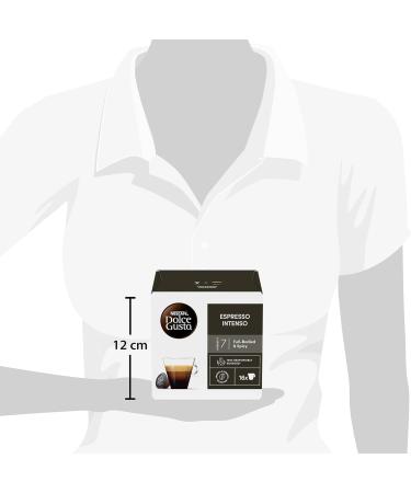  NESCAFE DOLCE GUSTO Nescaf Dolce Gusto Espresso Intenso - Coffee - 96 Capsules (Pack of 6 Boxes x 16) - Buy Online on GoSupps.com