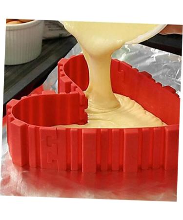 BESTonZON Chocolate Mold De para Gelatinas Silicone Molds Silicone Baking Molds Chocolate Molds Silicone Cake Molds Puzzle Jelly Molde para Chocoflan medium Red - Buy Online on GoSupps.com