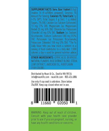 Nuun Active Hydration Tablets - Lemon Lime Flavor | Box of 8 Tubes | Buy Internationally Online - Buy Online on GoSupps.com