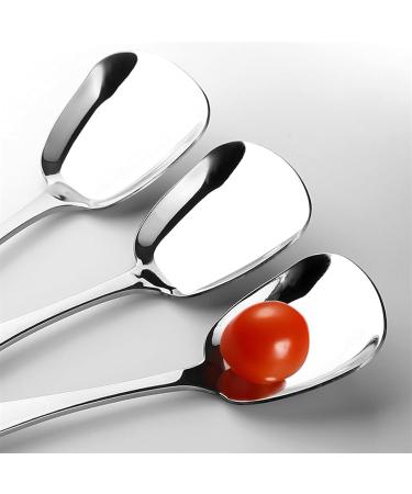 Arithmetic Square Head Stainless Steel Spoons Square Spoons Stainless Steel Square Spoon Square Head Spoons Arithmetic Square Head Spoon Square Head Serving Spoons 6pcs L - Buy Online on GoSupps.com