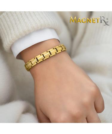 Magnetrx Ultrastarkes Titan Magnetic Band for Women - Stylish Gold Magnetic Arm Bands & Size Determination Tools | Boost Wellness & Style - Buy Online on GoSupps.com