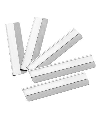 Straight Razor Blades 50 Pcs Stainless Steel Brow Razor Razor Blades Single Edge Disposable Safety Razor Blades Eyebrow Trimmer Facial Hair Removers Shaving Tools Blade Refills for Men and Women