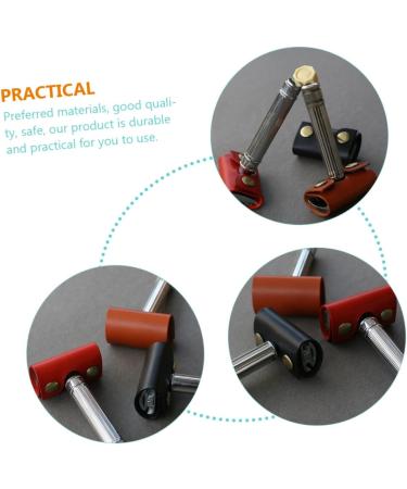 Alipis 10 STK Safety Razor for Men - Travel Leather Holster & Protective Cover - Premium Synthetic Leather Shaving Kit - Buy Online on GoSupps.com