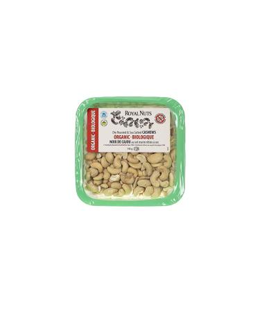 ROYAL NUTS Nuts Organic Cashews with Salt 195 Grams