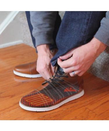 ActionHeat Rechargeable Heated Insoles with Remote - Deodorized, Breathable, Fleece Lined - Large/X-Large - Buy Online on GoSupps.com