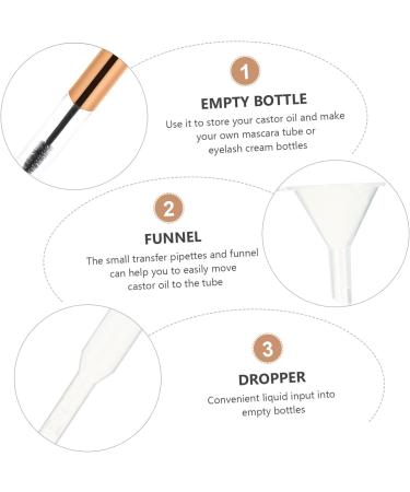 MAGICLULU 40 Pcs Mascara Empty Tube Mascara Empty Bottle Empty Mascara Vial Funnel Plastic Eyelash Pipette - Buy Online on GoSupps.com