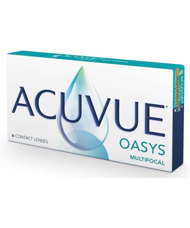 Acuvue Oasys Multifocal Contact Lenses - 2.5 DPT BC 8.4 UV Protection 6 Lenses for Near Intermediate & Distant Vision - Buy Online on GoSupps.com