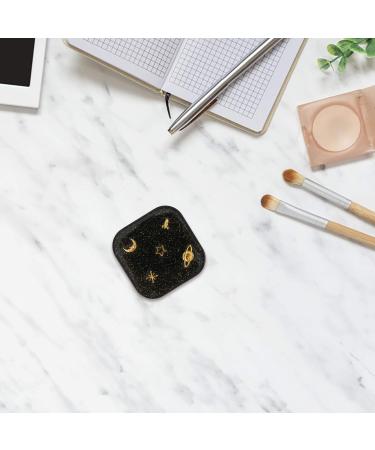 Milist Holder Fashion Planet Contact Objective | Portable Contact Lens Box Kit with Mirror & Tweezers - Square Pattern Case - Buy Online on GoSupps.com