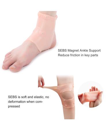 Magnetic Ankle Brace - Breathable Compression Support for Sprains & Injury Prevention | Adjustable Wrap for Men & Women - Buy Online on GoSupps.com