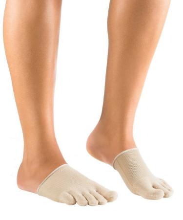 Knitido Dr. Foot Hallux Valgus Toe Warmers closed socks to support bunions 41-46 Beige (007)