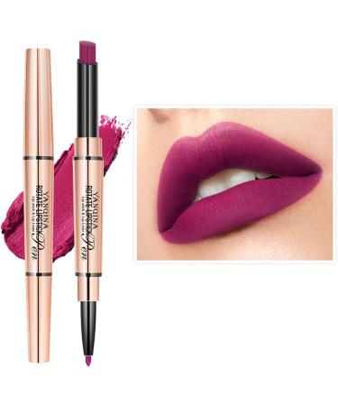  TianWlio Women's Makeup - Liquid Lipstick - Matte Lipstick - With 2-in-1 Lip Liner - Waterproof and Long-Lasting - Waterproof - Long Lasting - Buy Online on GoSupps.com