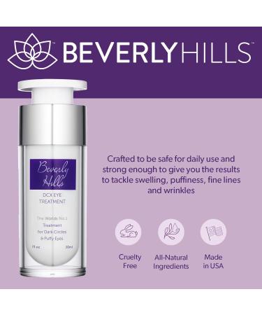 Beverly Hills DCX Eye Cream - Anti-Aging Solution for Dark Circles, Puffy Eyes, and Wrinkles | Hyaluronic Acid Formula for Hydrated Eye Area | 1 Fl. Oz 90-Day Supply - Buy Online on GoSupps.com