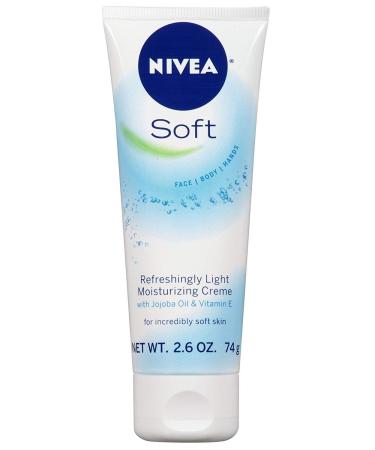 NIVEA Soft Moisturizing Creme 2.60 oz (Pack of 6) - Hydrating Skincare Bundle - Buy Online on GoSupps.com