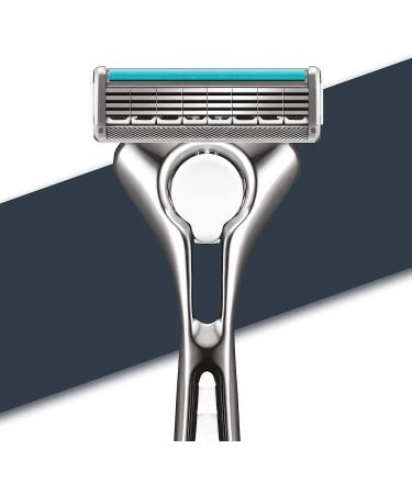 Wilkinson Sword Quattro Titanium Sensitive Razors - 4 Blades + 1 Bonus | International Shipping Available - Buy Online on GoSupps.com