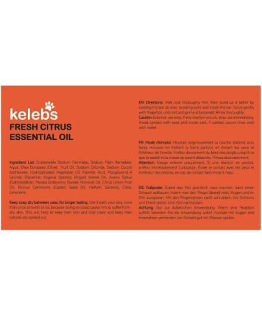 Kelebs Sensitive Dog Shampoo - Vegan Citrus Soap for Puppies | Lavender & Oatmeal | 3 Pack | Natural Dog Care - Buy Online on GoSupps.com
